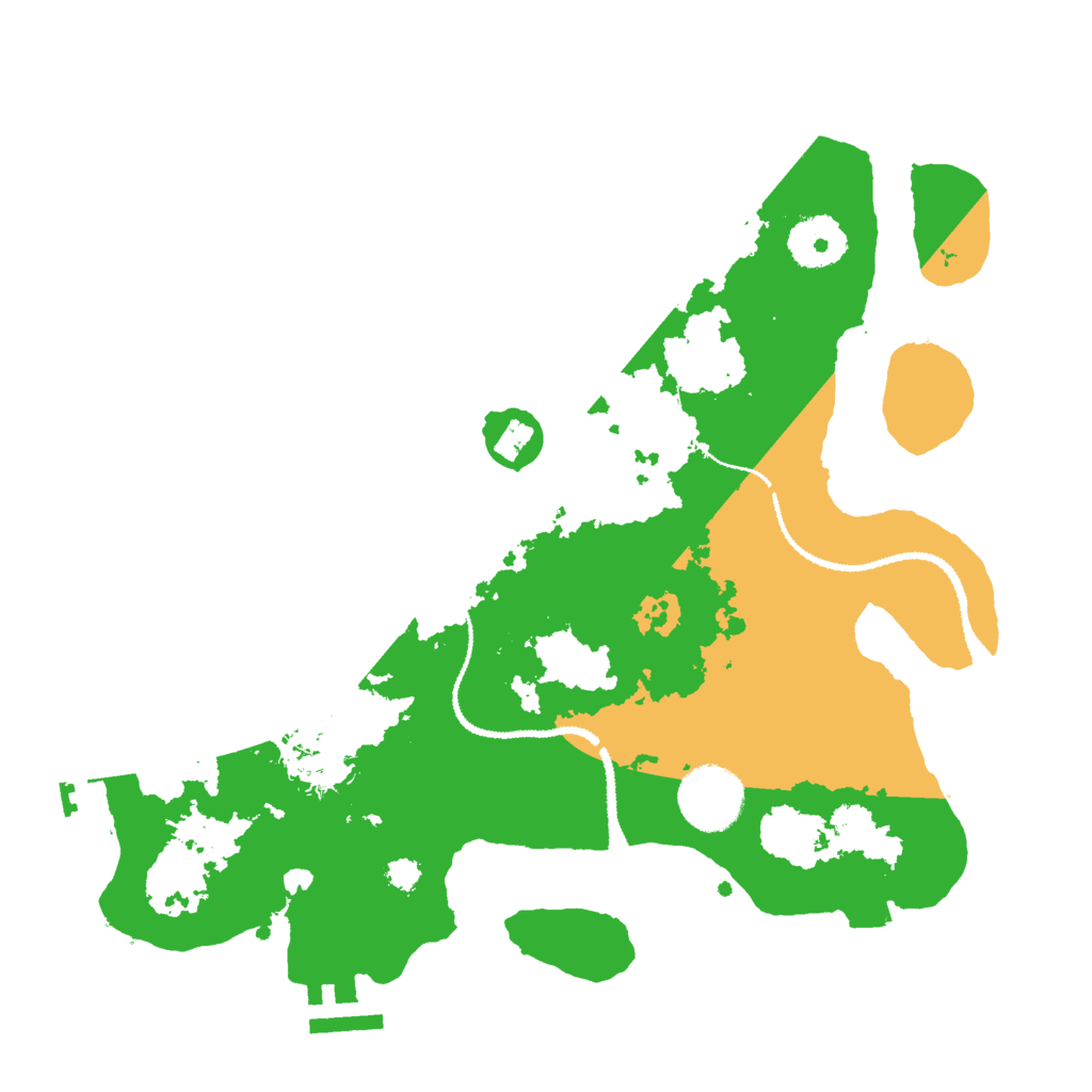 Biome Rust Map: Procedural Map, Size: 3000, Seed: 72345