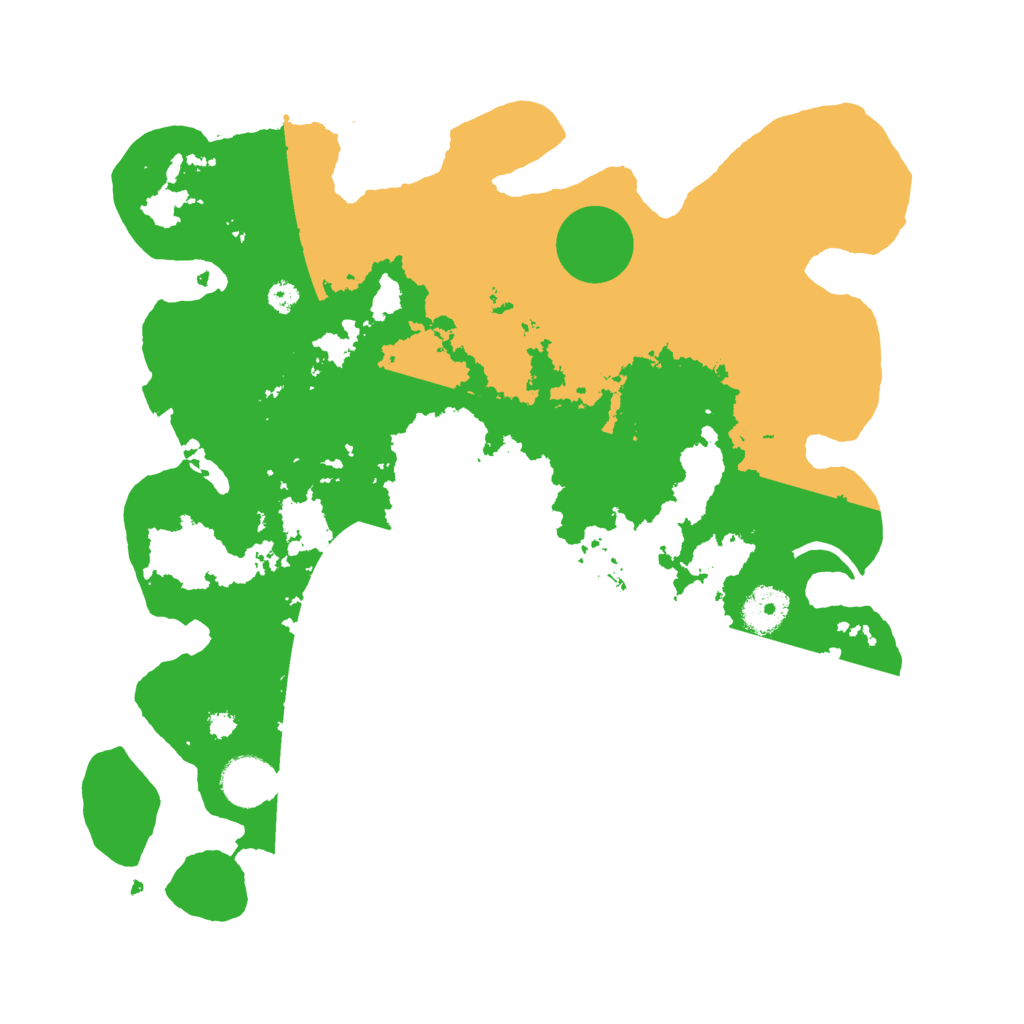 Biome Rust Map: Procedural Map, Size: 3500, Seed: 197298299