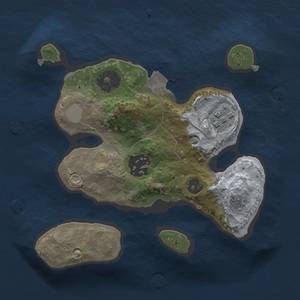 Thumbnail Rust Map: Procedural Map, Size: 2000, Seed: 339970078, 5 Monuments