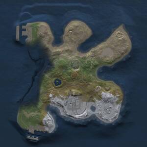 Thumbnail Rust Map: Procedural Map, Size: 2000, Seed: 683988879, 6 Monuments