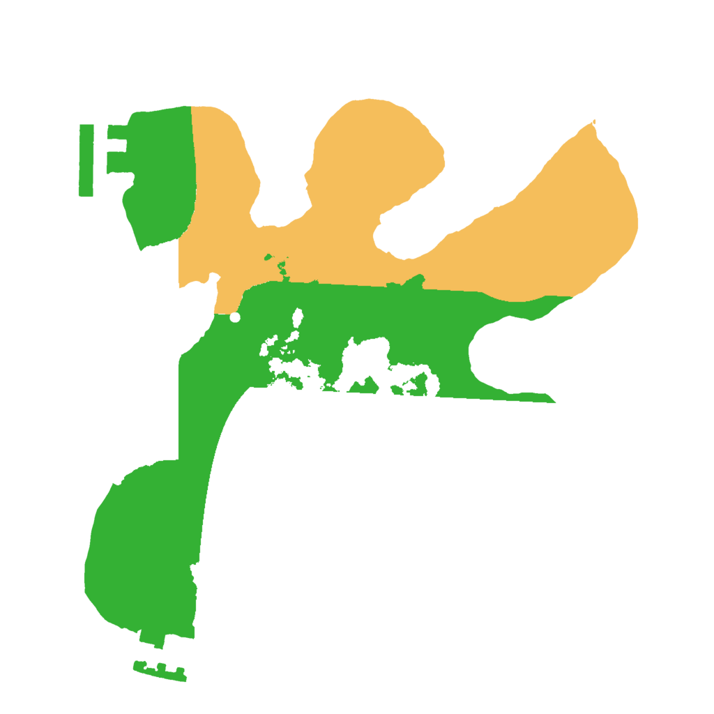 Biome Rust Map: Procedural Map, Size: 2000, Seed: 683988879