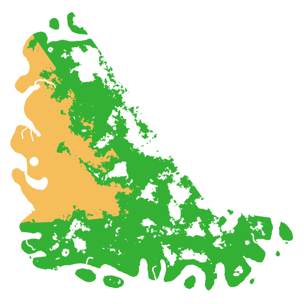 Biome Rust Map: Procedural Map, Size: 6000, Seed: 133769