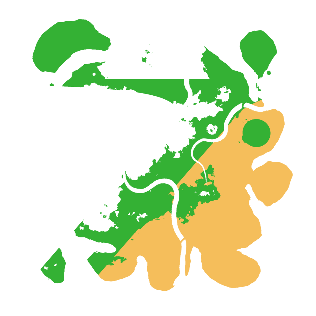 Biome Rust Map: Procedural Map, Size: 3000, Seed: 31618