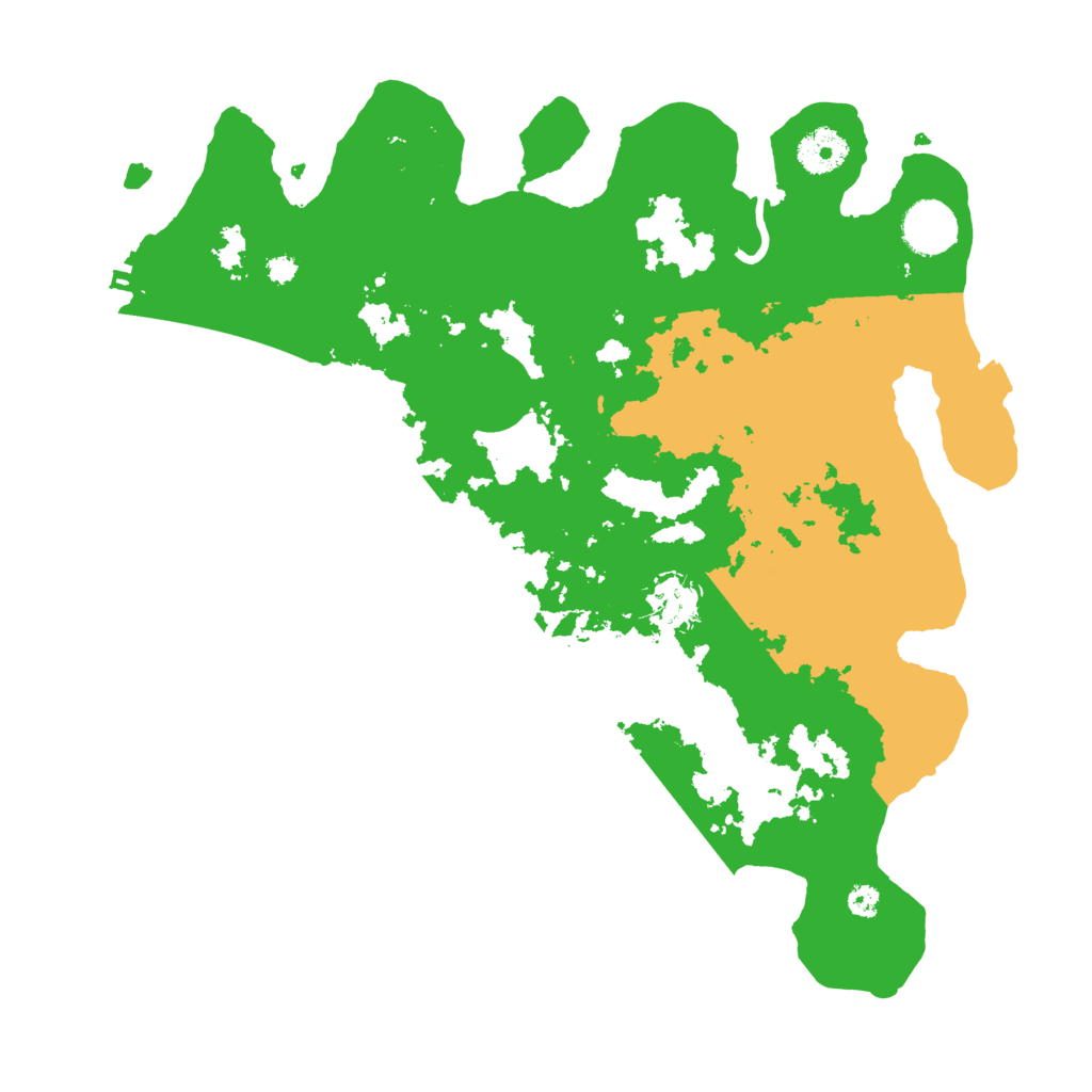 Biome Rust Map: Procedural Map, Size: 3500, Seed: 669132340