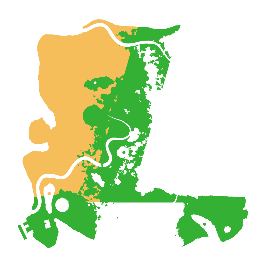Biome Rust Map: Procedural Map, Size: 3500, Seed: 1739218113