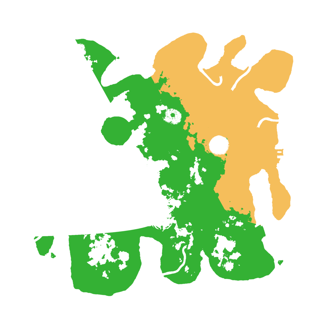 Biome Rust Map: Procedural Map, Size: 3000, Seed: 446242547