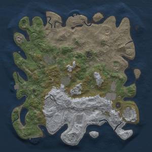 Thumbnail Rust Map: Procedural Map, Size: 4007, Seed: 55855465, 19 Monuments