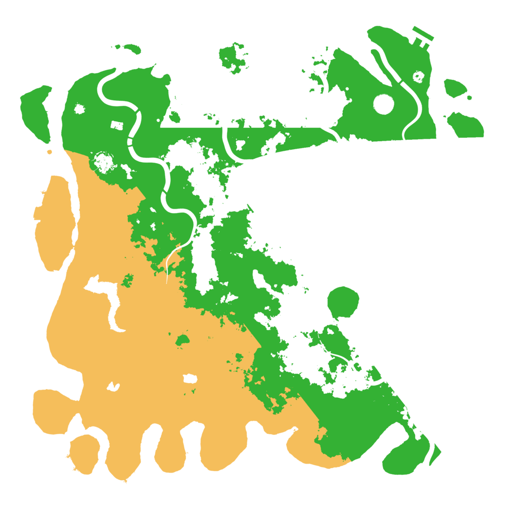Biome Rust Map: Procedural Map, Size: 4500, Seed: 20956440