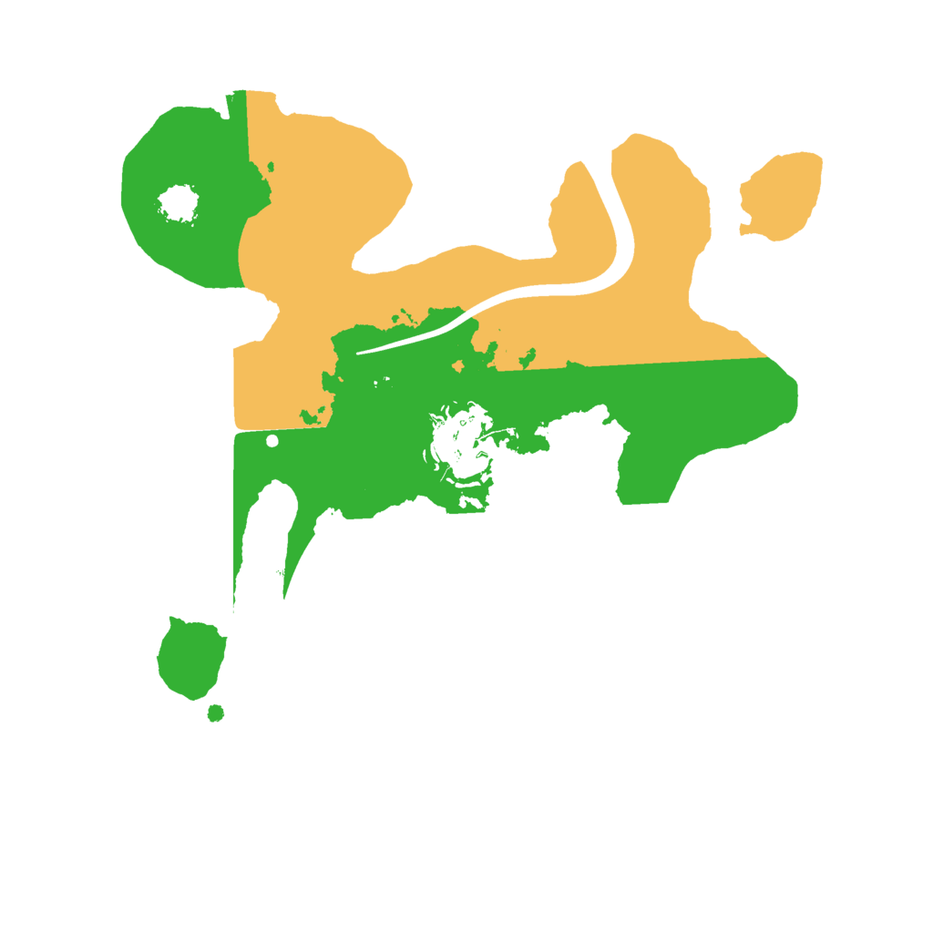 Biome Rust Map: Procedural Map, Size: 2200, Seed: 987654321