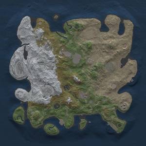 Thumbnail Rust Map: Procedural Map, Size: 3700, Seed: 47432656, 19 Monuments