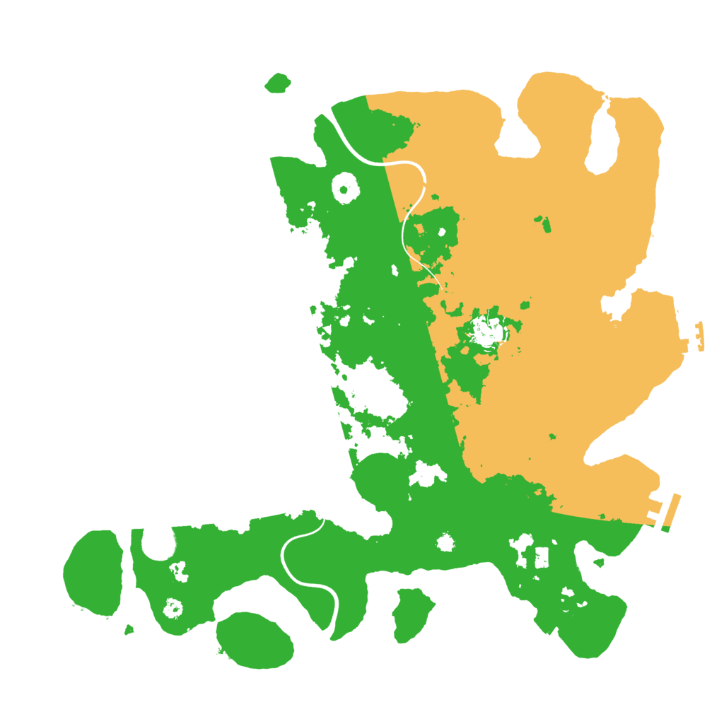Biome Rust Map: Procedural Map, Size: 3700, Seed: 47432656