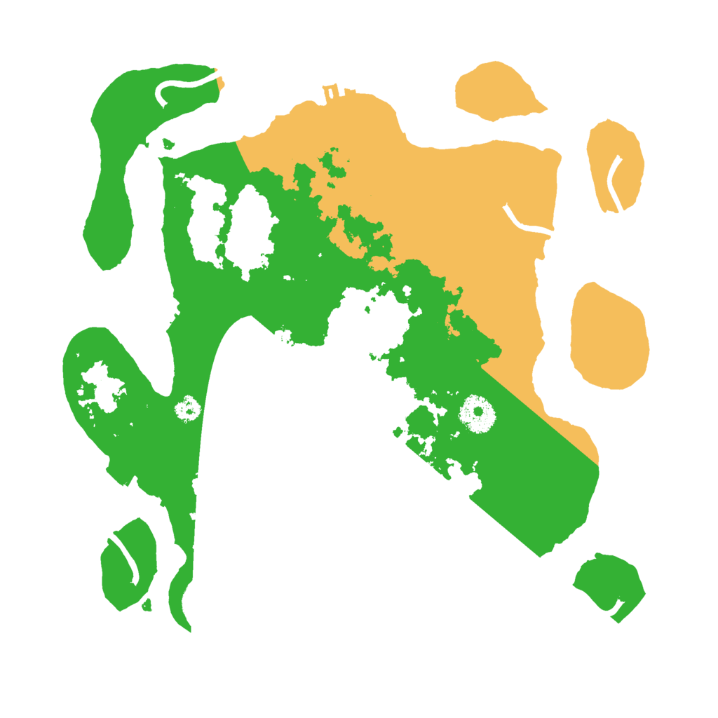 Biome Rust Map: Procedural Map, Size: 3000, Seed: 10614