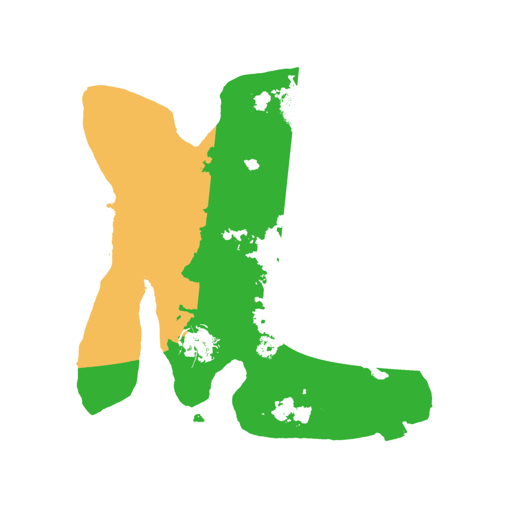 Biome Rust Map: Procedural Map, Size: 2500, Seed: 32341