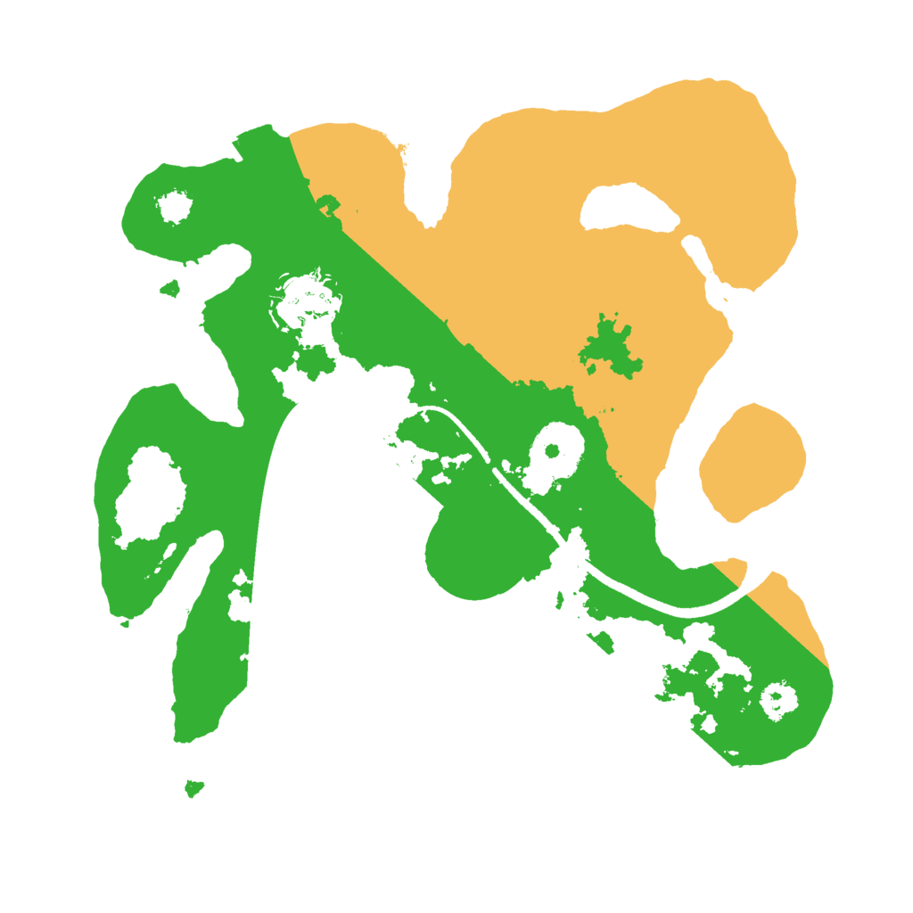 Biome Rust Map: Procedural Map, Size: 2500, Seed: 685520884