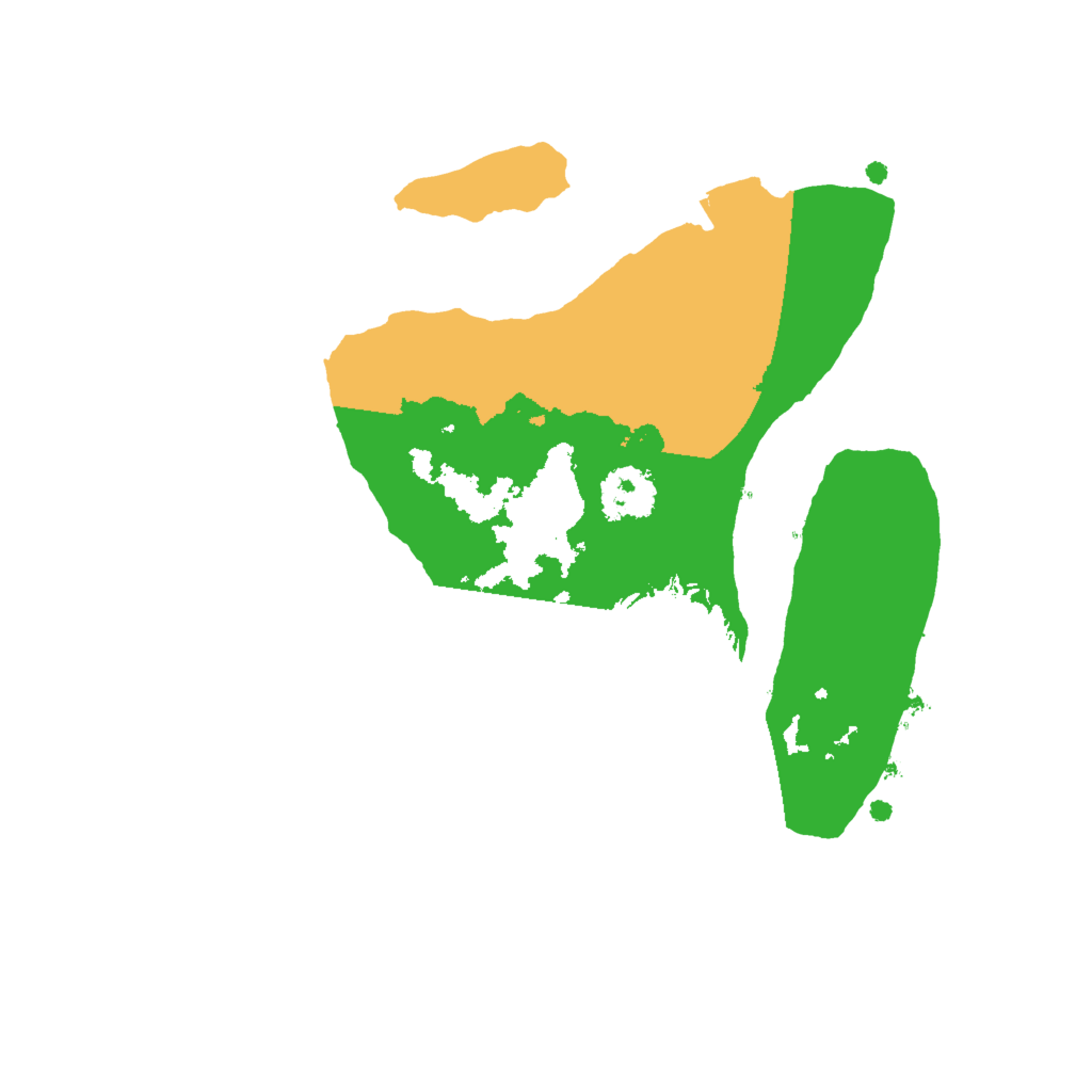 Biome Rust Map: Procedural Map, Size: 2000, Seed: 229795078