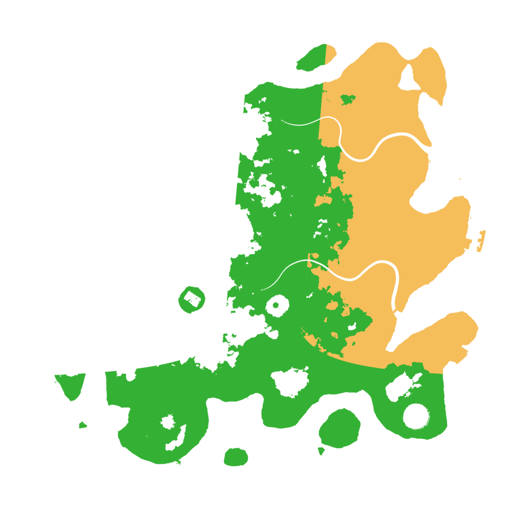 Biome Rust Map: Procedural Map, Size: 3500, Seed: 1496556097