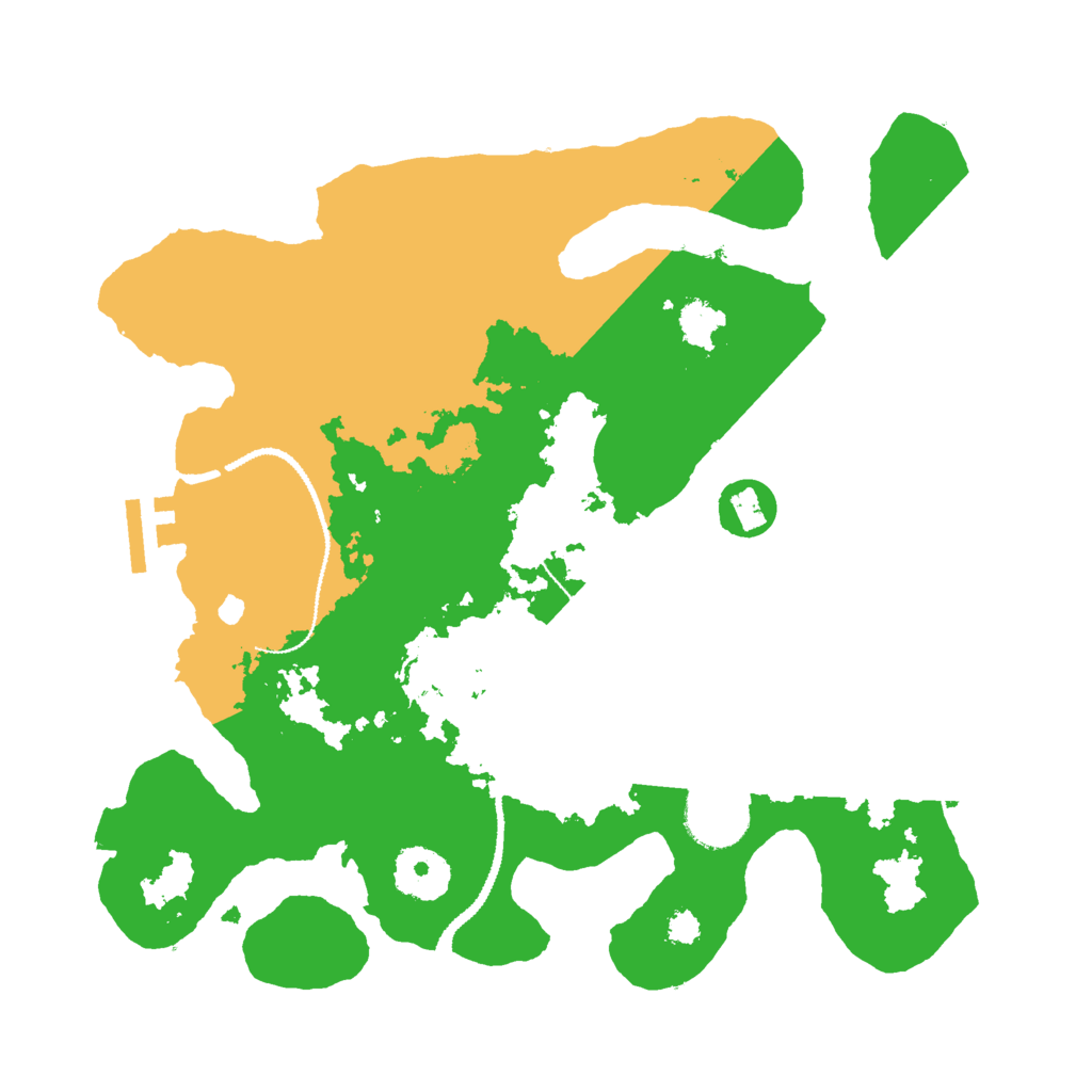 Biome Rust Map: Procedural Map, Size: 3000, Seed: 67137668
