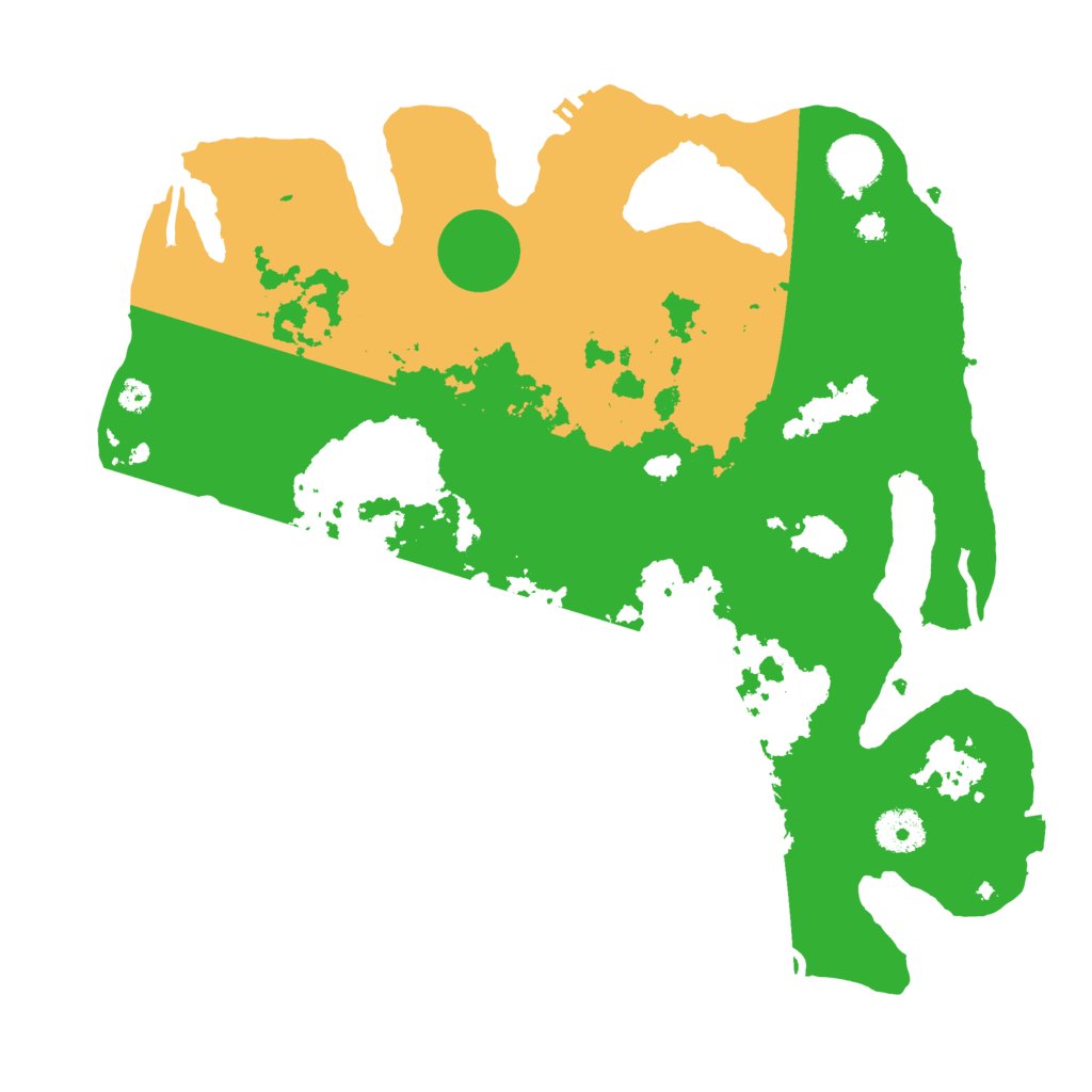 Biome Rust Map: Procedural Map, Size: 3500, Seed: 1343872432