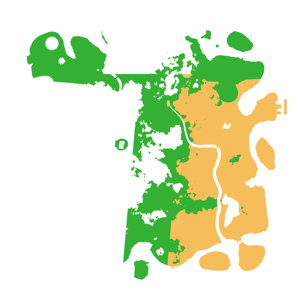 Biome Rust Map: Procedural Map, Size: 4000, Seed: 40982577