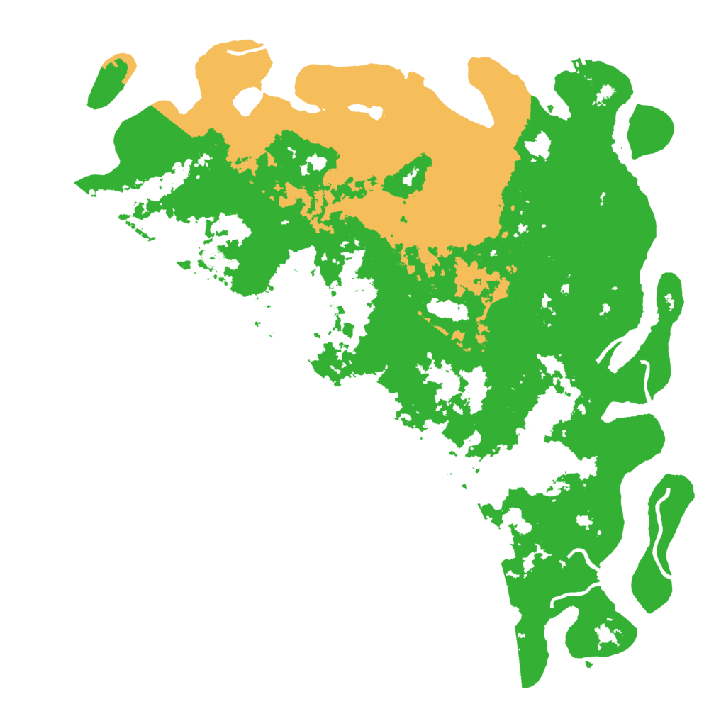 Biome Rust Map: Procedural Map, Size: 5000, Seed: 6230