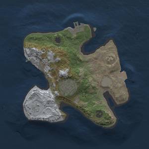 Thumbnail Rust Map: Procedural Map, Size: 2000, Seed: 70154121, 7 Monuments