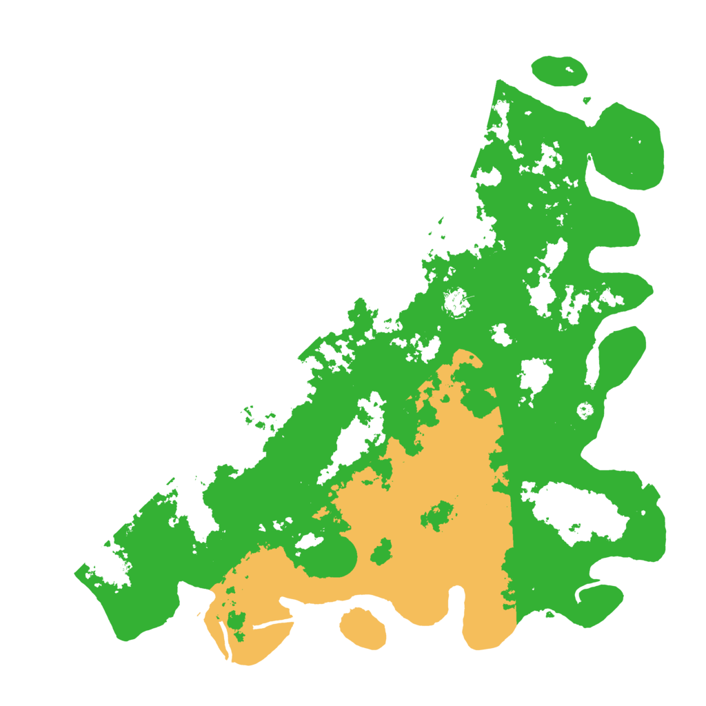 Biome Rust Map: Procedural Map, Size: 4500, Seed: 13423471