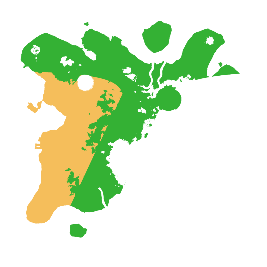 Biome Rust Map: Procedural Map, Size: 3000, Seed: 9188