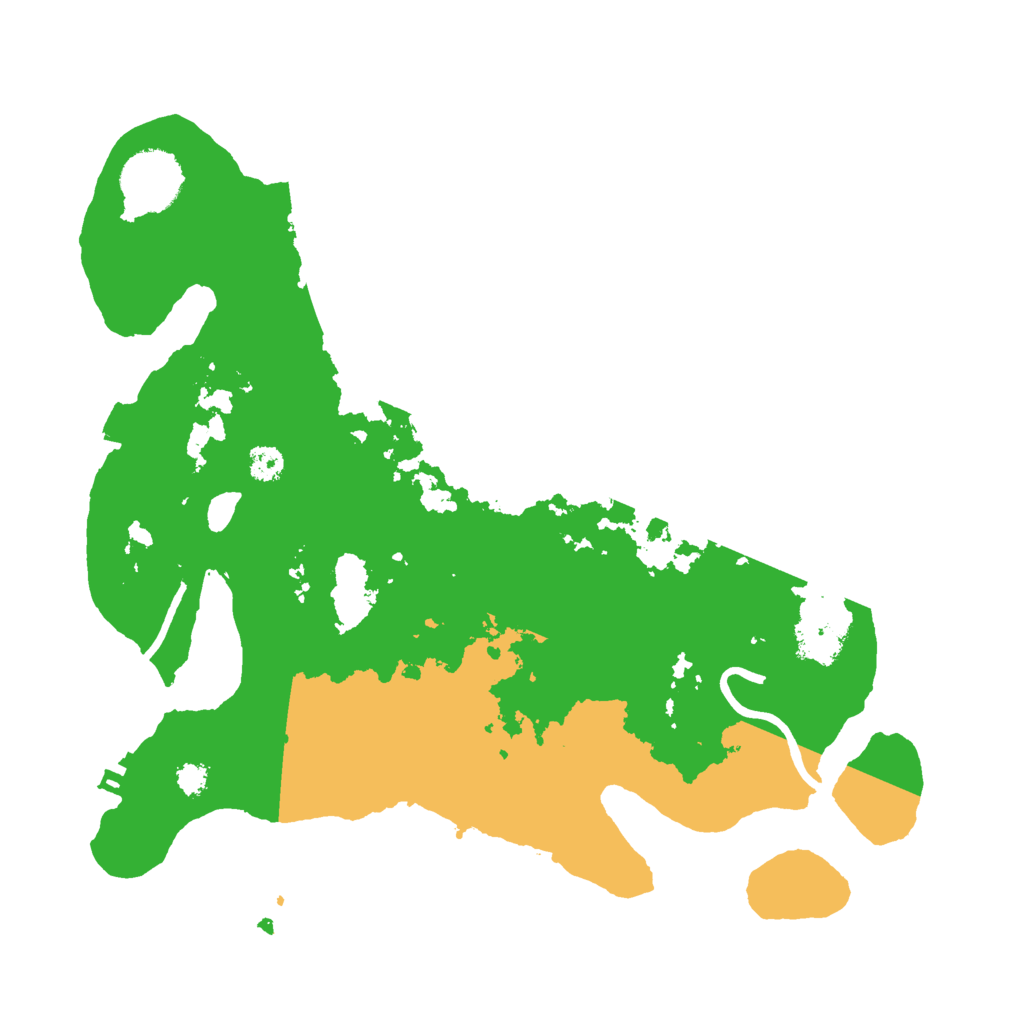 Biome Rust Map: Procedural Map, Size: 3000, Seed: 1692081480