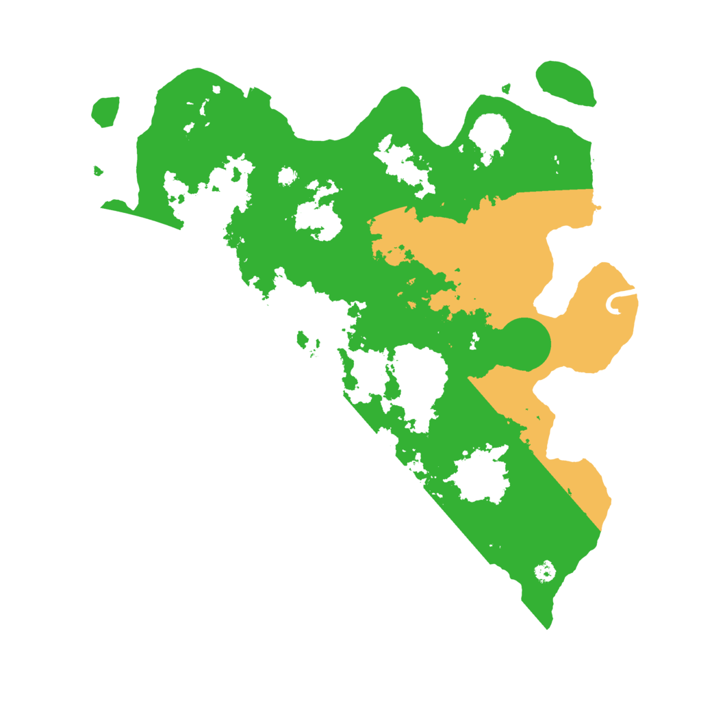 Biome Rust Map: Procedural Map, Size: 3500, Seed: 251717105