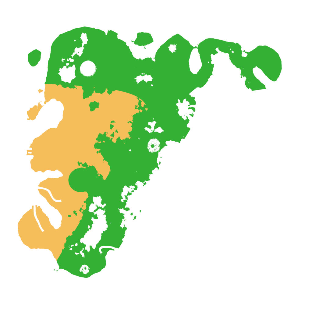 Biome Rust Map: Procedural Map, Size: 3500, Seed: 1741516364