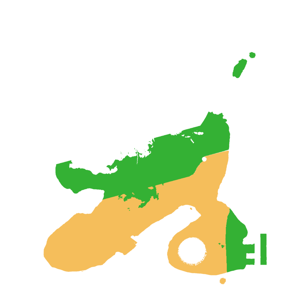 Biome Rust Map: Procedural Map, Size: 2000, Seed: 925353638