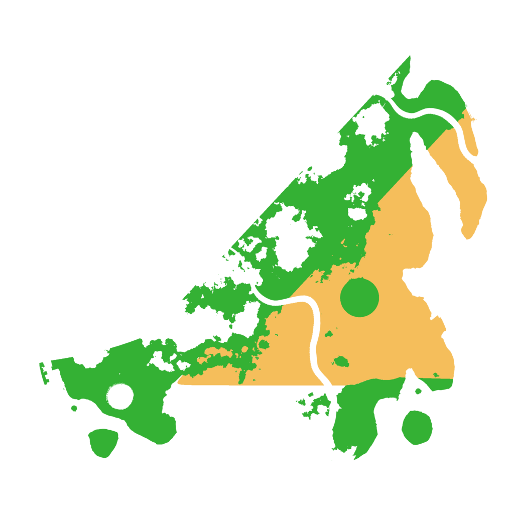 Biome Rust Map: Procedural Map, Size: 3500, Seed: 1339158459