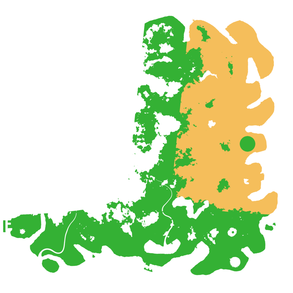 Biome Rust Map: Procedural Map, Size: 5000, Seed: 960152668