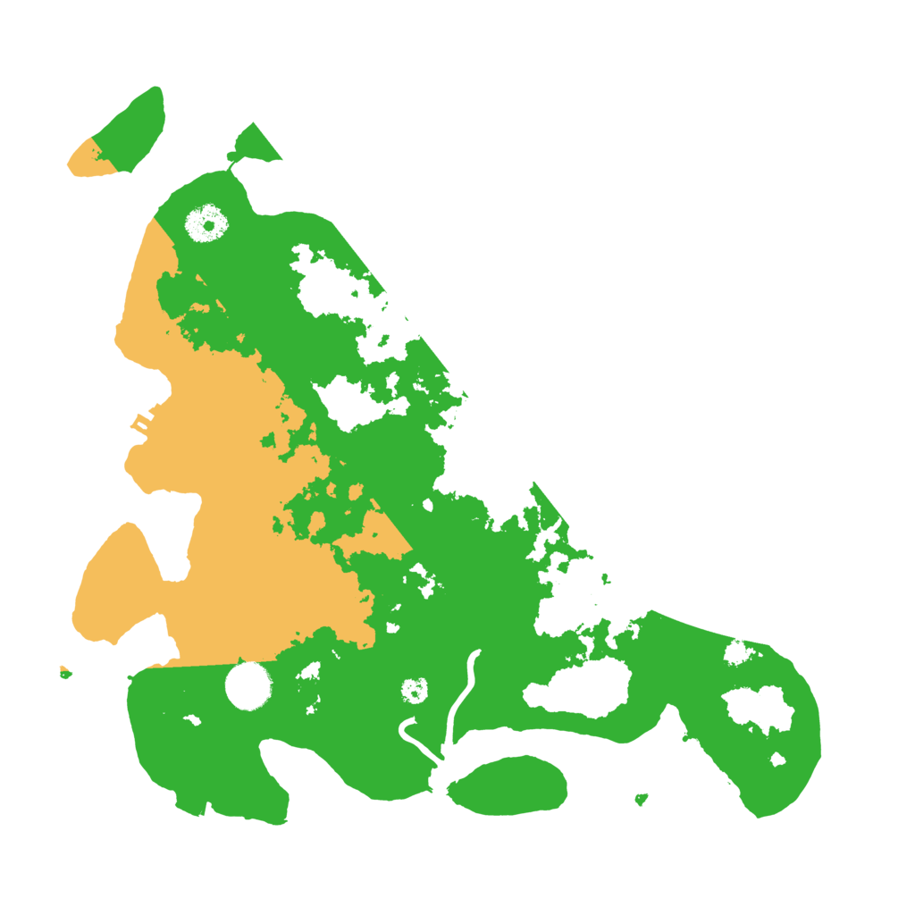 Biome Rust Map: Procedural Map, Size: 3500, Seed: 819749651