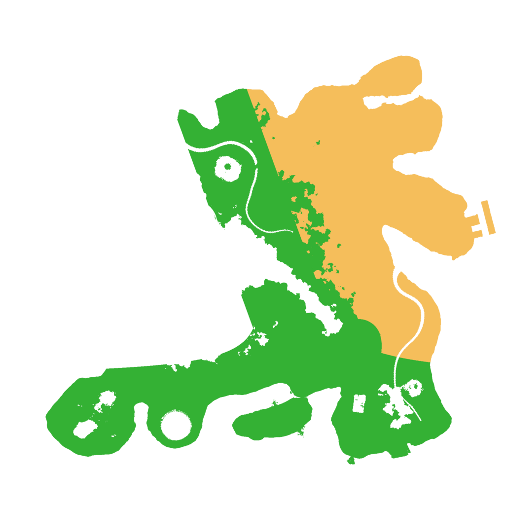 Biome Rust Map: Procedural Map, Size: 3000, Seed: 417253620