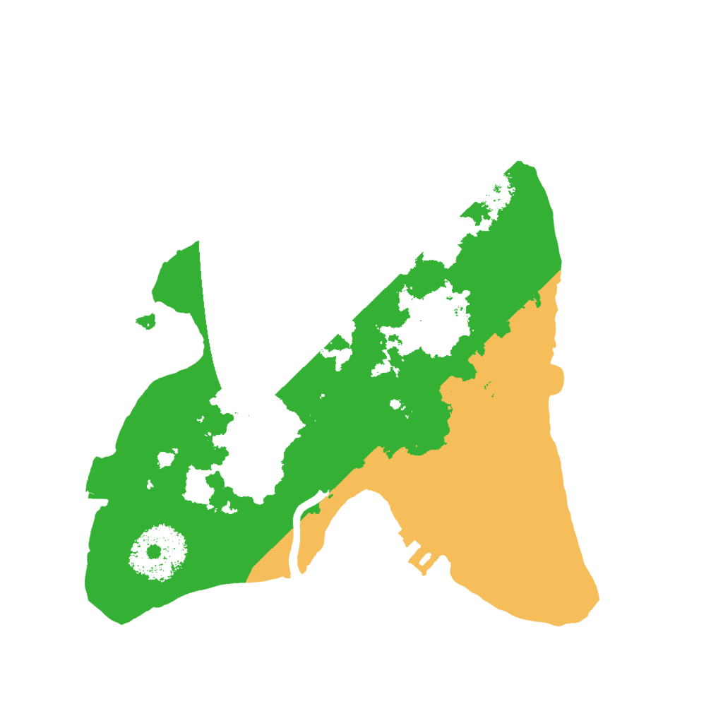 Biome Rust Map: Procedural Map, Size: 2000, Seed: 1470868603