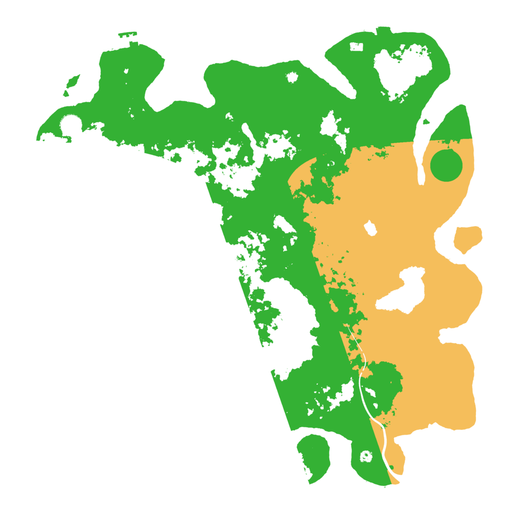 Biome Rust Map: Procedural Map, Size: 4250, Seed: 629831205