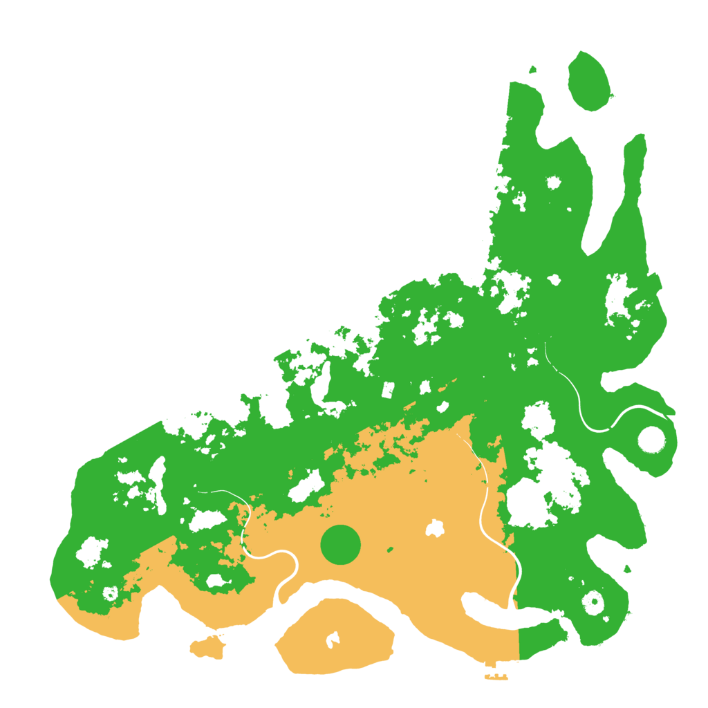 Biome Rust Map: Procedural Map, Size: 4650, Seed: 311141361