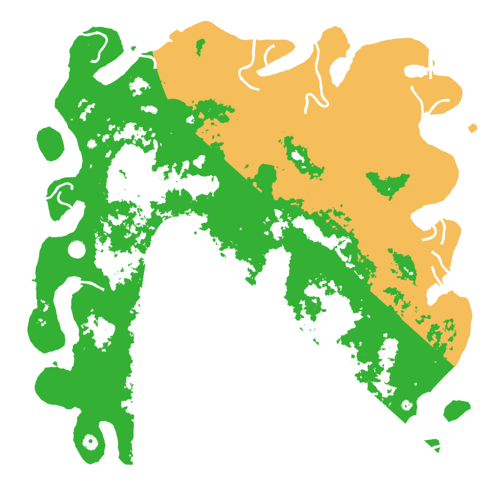 Biome Rust Map: Procedural Map, Size: 5000, Seed: 45774545