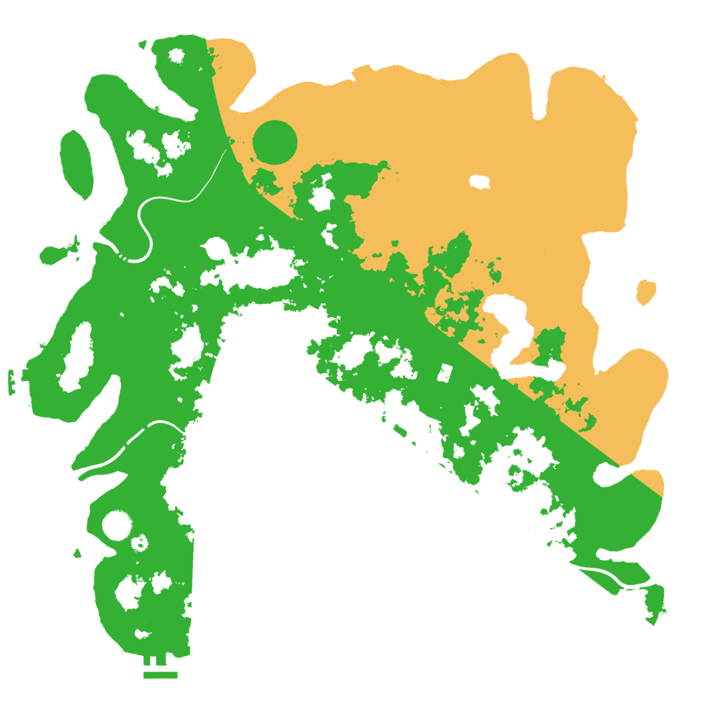 Biome Rust Map: Procedural Map, Size: 4250, Seed: 791280