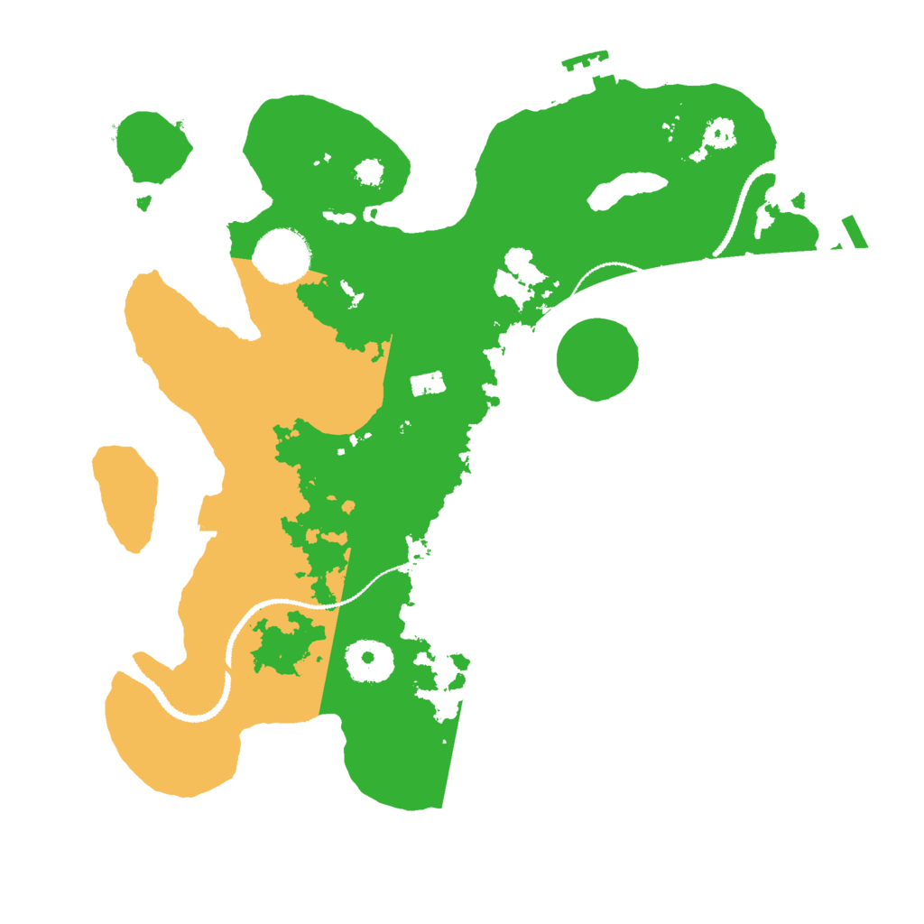 Biome Rust Map: Procedural Map, Size: 3000, Seed: 702559370