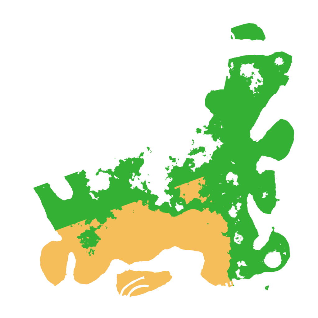 Biome Rust Map: Procedural Map, Size: 3500, Seed: 654141242