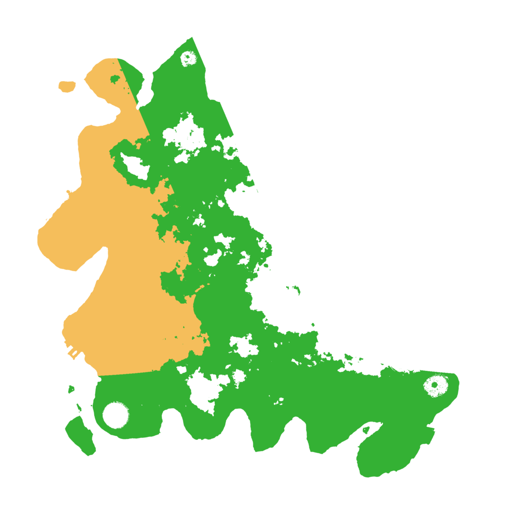 Biome Rust Map: Procedural Map, Size: 3500, Seed: 758896521
