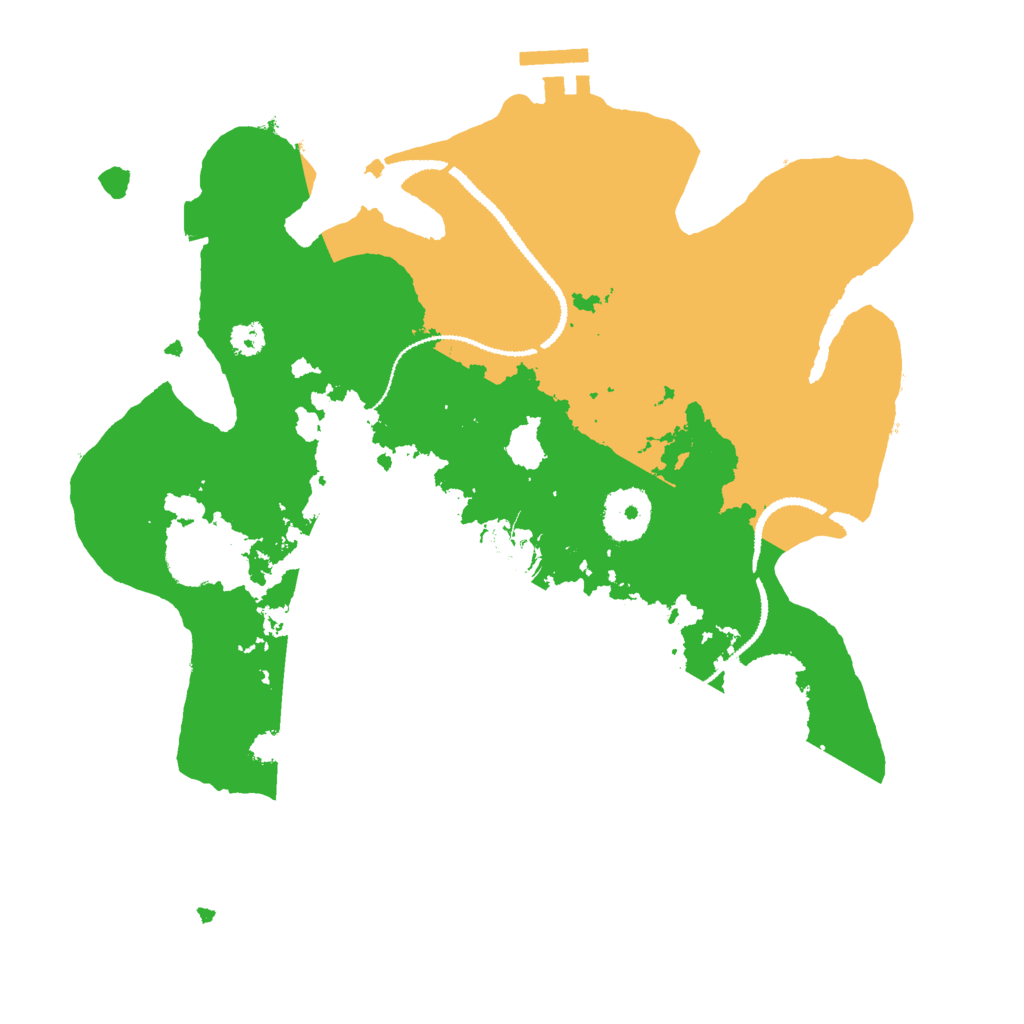 Biome Rust Map: Procedural Map, Size: 3000, Seed: 1284706