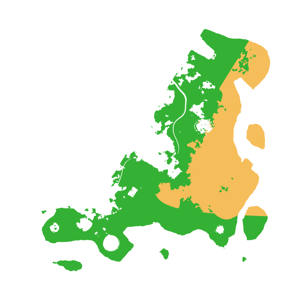 Biome Rust Map: Procedural Map, Size: 3250, Seed: 21