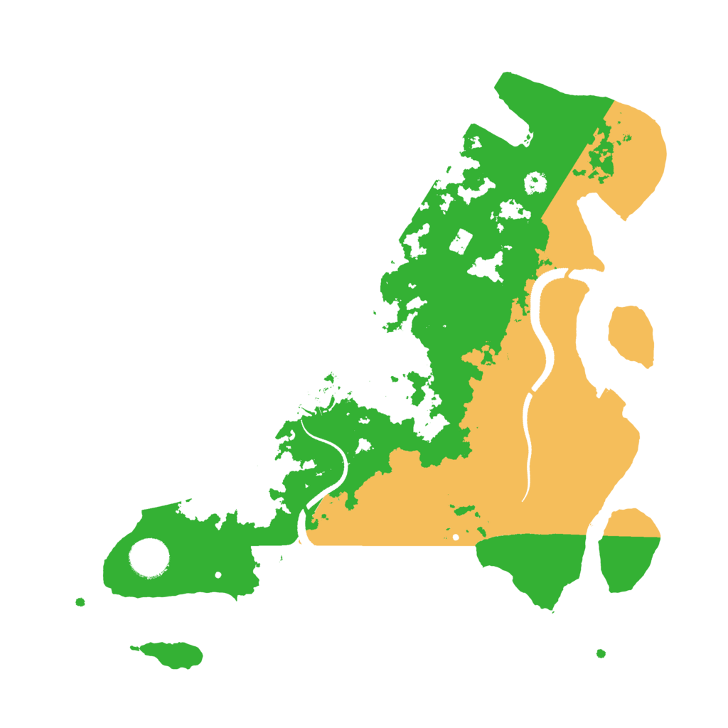 Biome Rust Map: Procedural Map, Size: 3250, Seed: 21