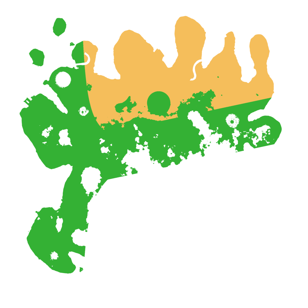 Biome Rust Map: Procedural Map, Size: 3500, Seed: 114600357