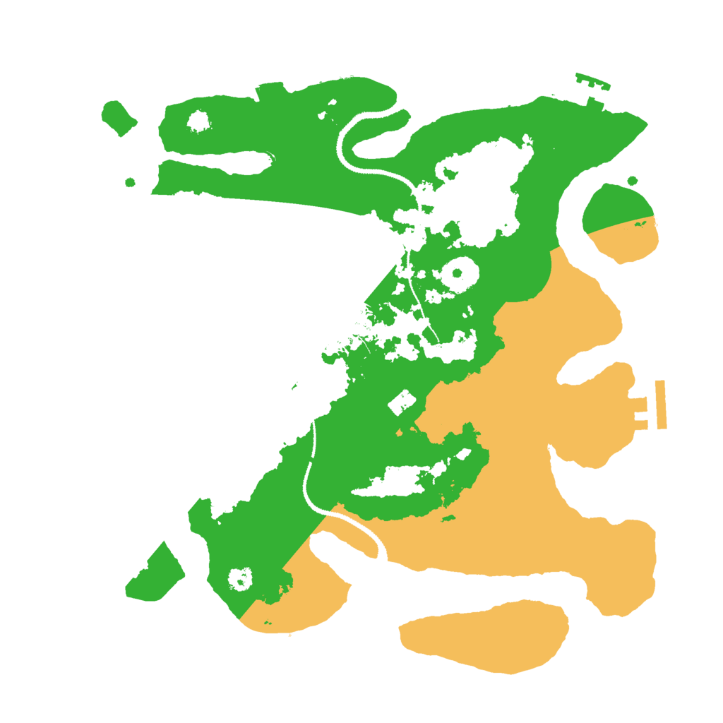 Biome Rust Map: Procedural Map, Size: 3000, Seed: 618513659