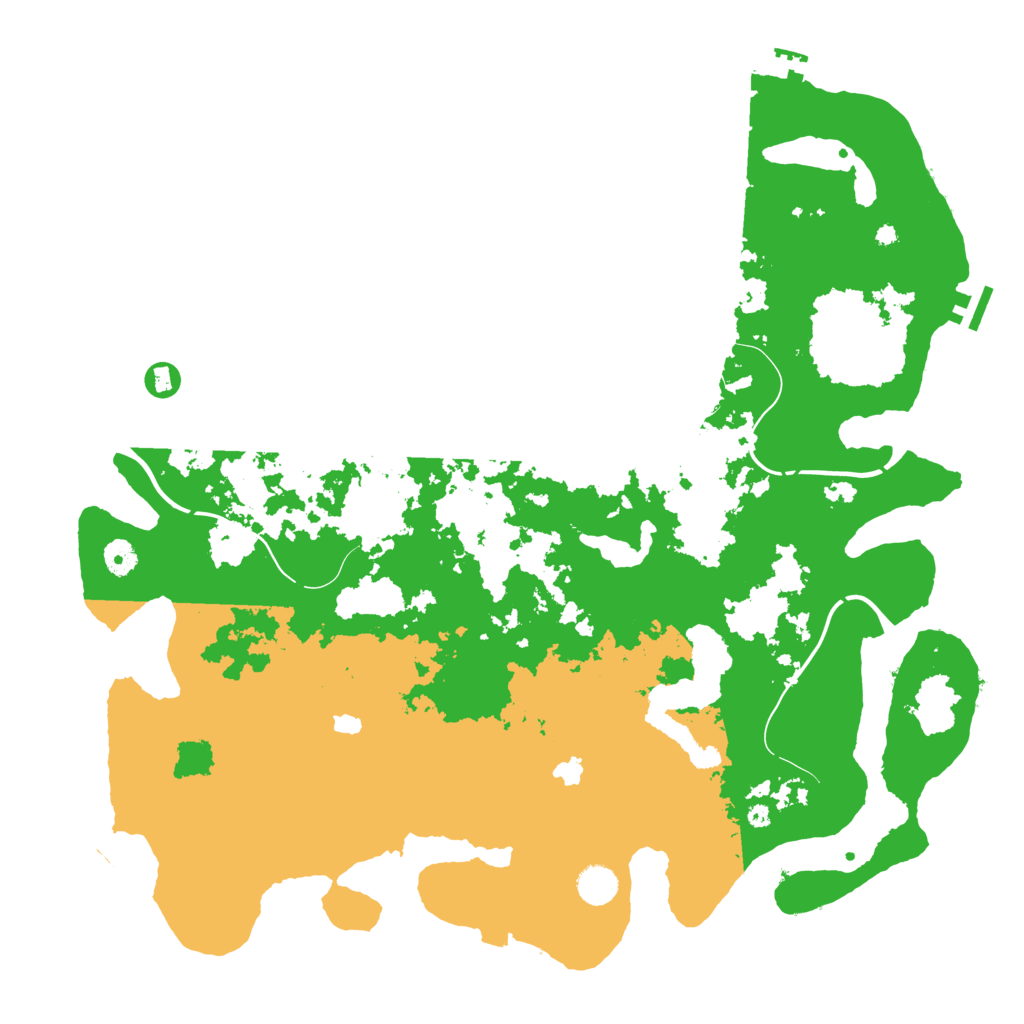 Biome Rust Map: Procedural Map, Size: 4500, Seed: 66061936