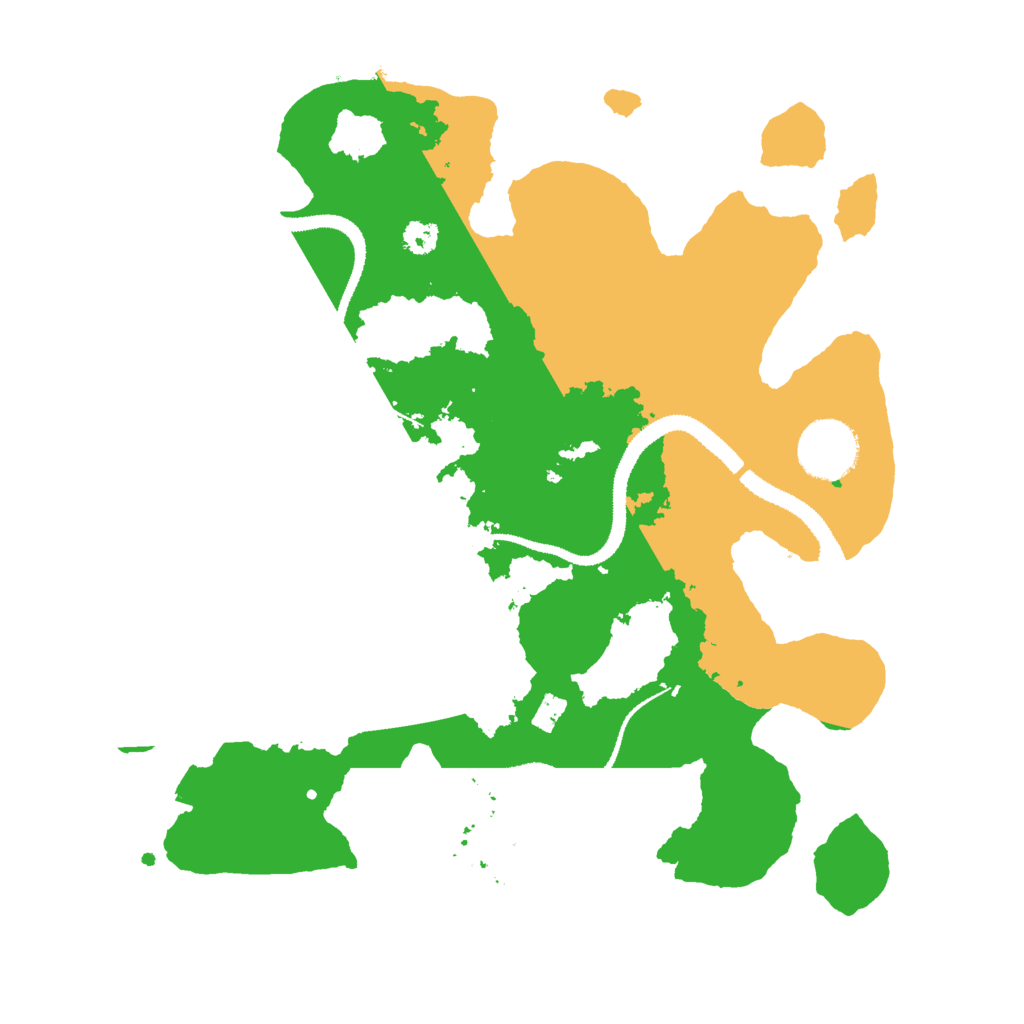 Biome Rust Map: Procedural Map, Size: 3000, Seed: 1031938900